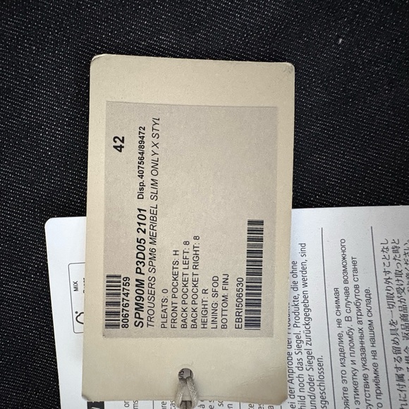 Brioni Dark Gray Skinny Jeans (Fits like 38) - Picture 10 of 10